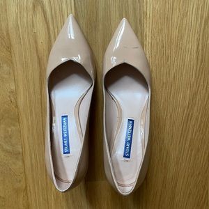 Stuart Weitzman Anny 70 Pumps in Adobe Beige